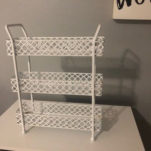 White Toiletries Holder